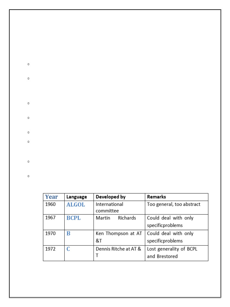 Intro to Program Planning & C Programming | PDF | Data Type | C ...
