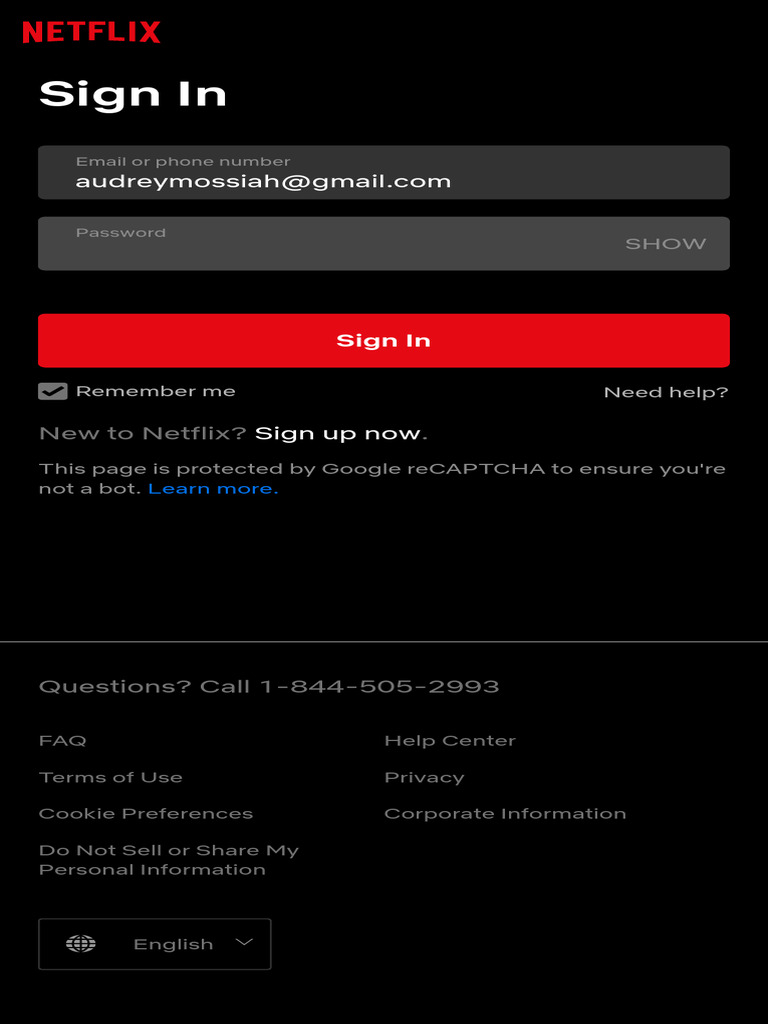 Netflix Sign In Help FAQ | PDF
