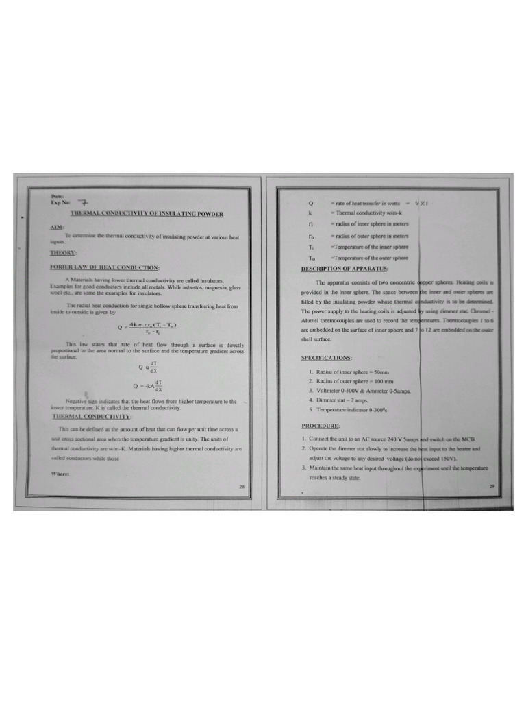 1st Experiment HMT | PDF