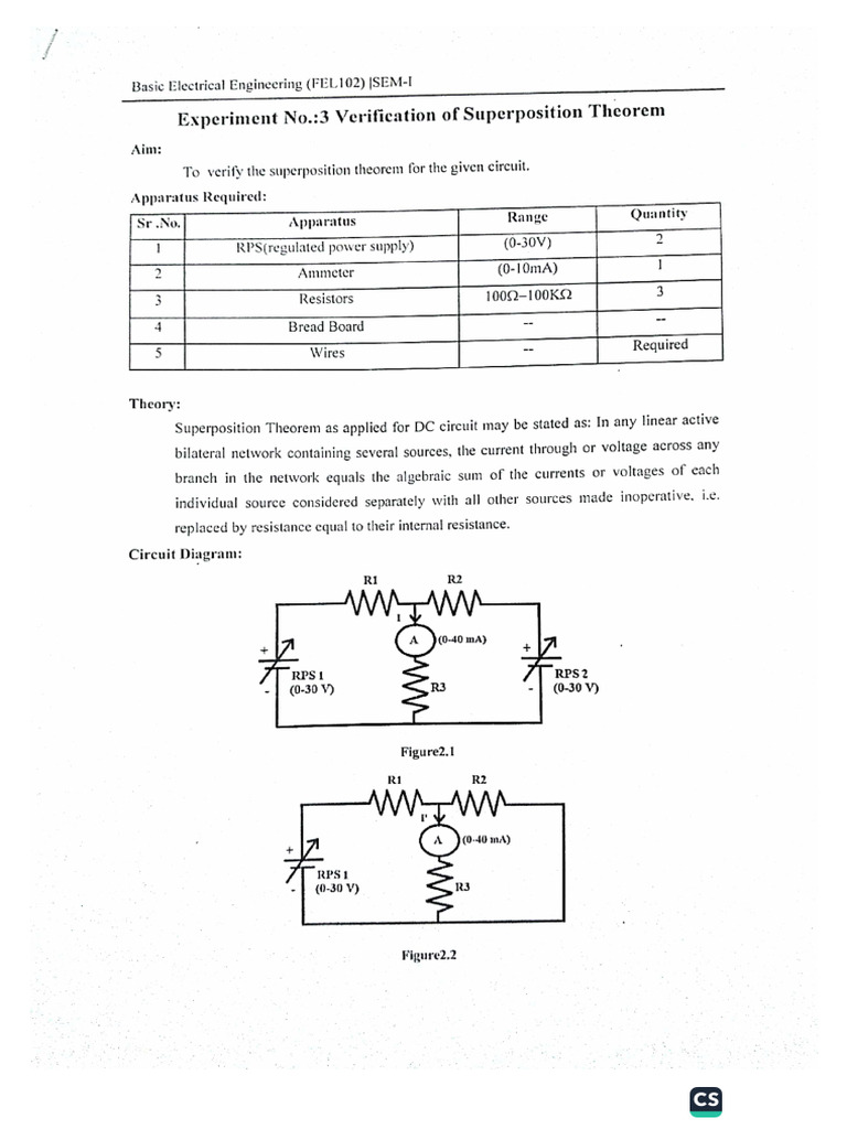 BEE Expt 3 | PDF
