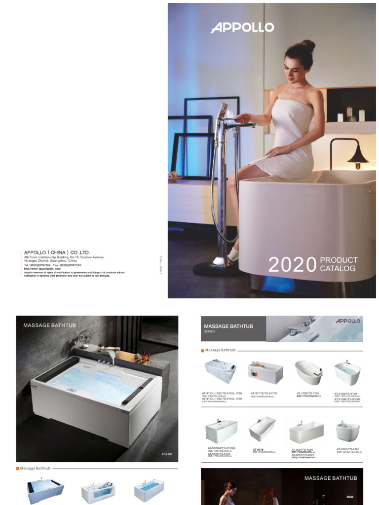 Appollo Product Catalogue 2020 | PDF | Hygiene | Bathing