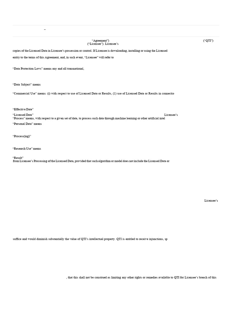 Dataset Research License Airletters | PDF | Indemnity | License
