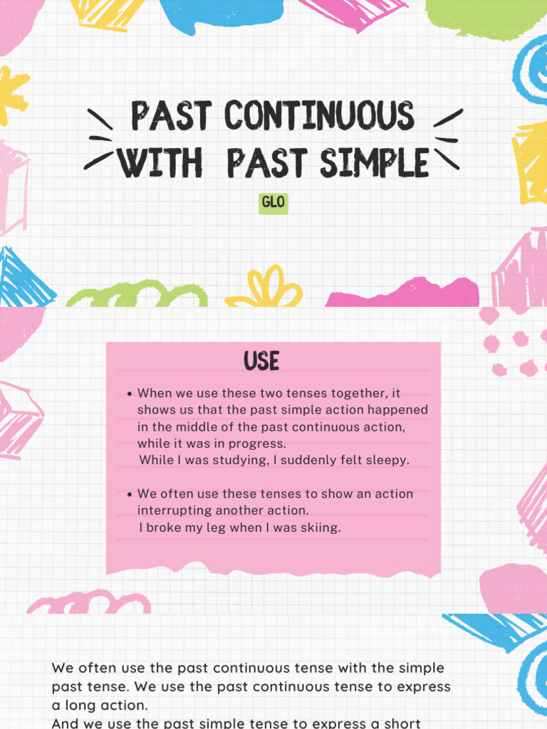 Using Past Continuous with Past Simple | PDF