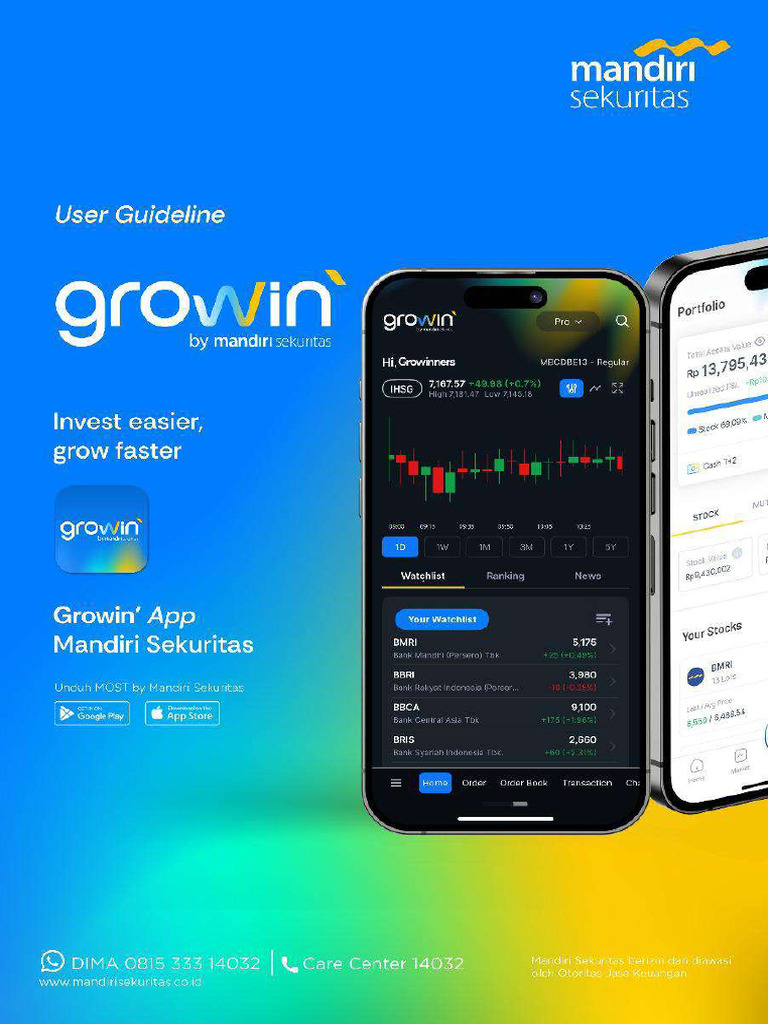 User Guidelines Growin' by Mandiri Sekuritas - Juli 2025 | PDF