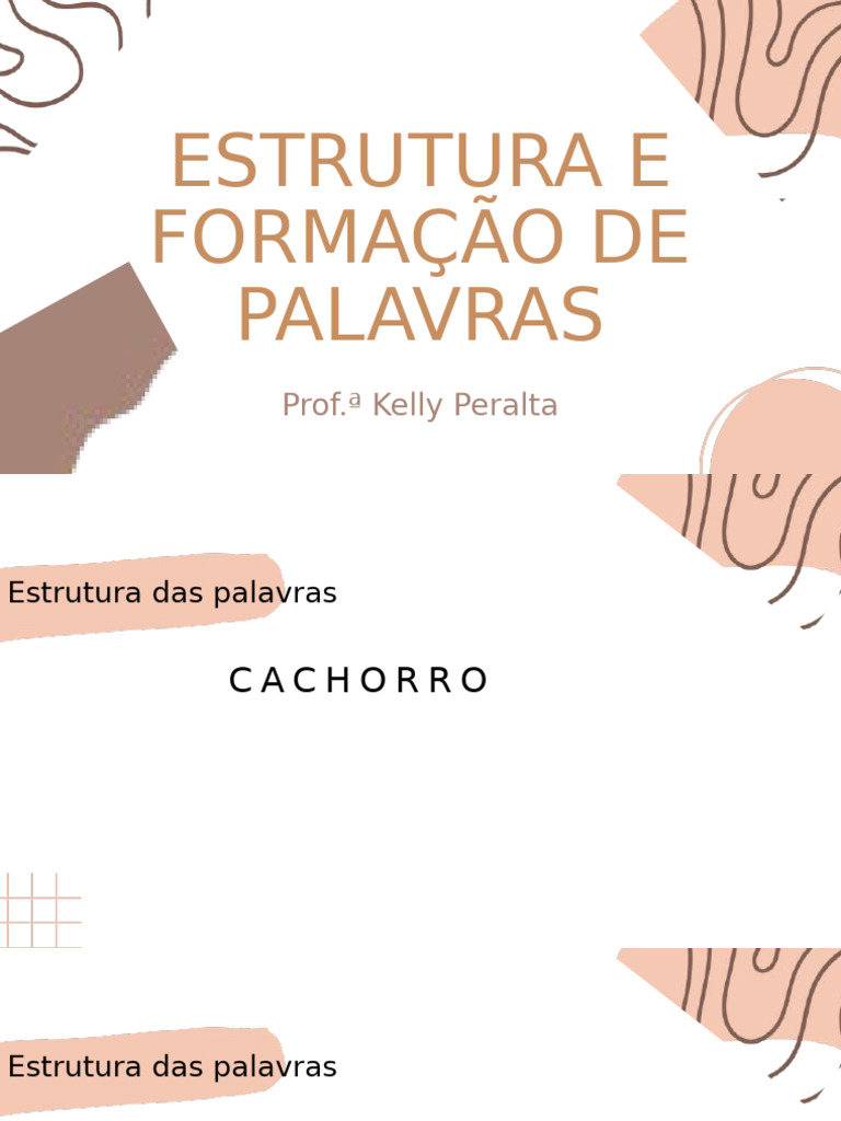 Estrutura e Formação de Palavras | PDF | Morfologia | Semântica