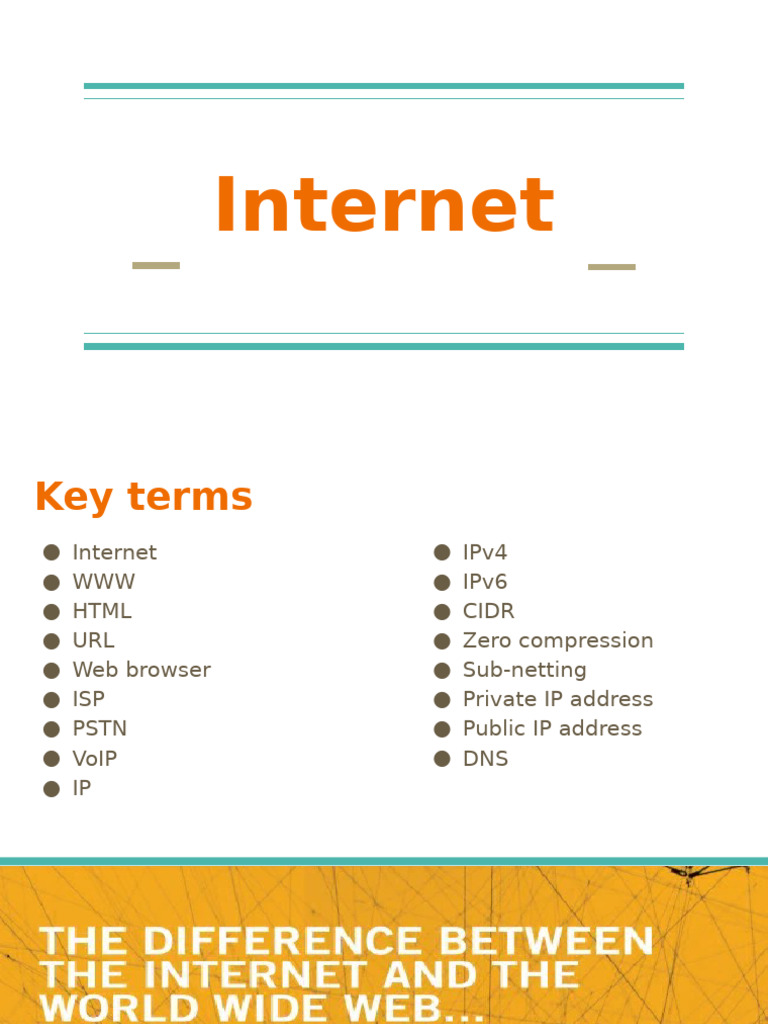 Understanding Internet Basics and IP Addressing | PDF | Internet ...