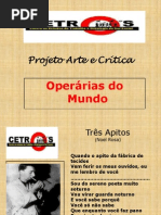 Operarias Do Mundo - Slides Professora Socorro Maciel