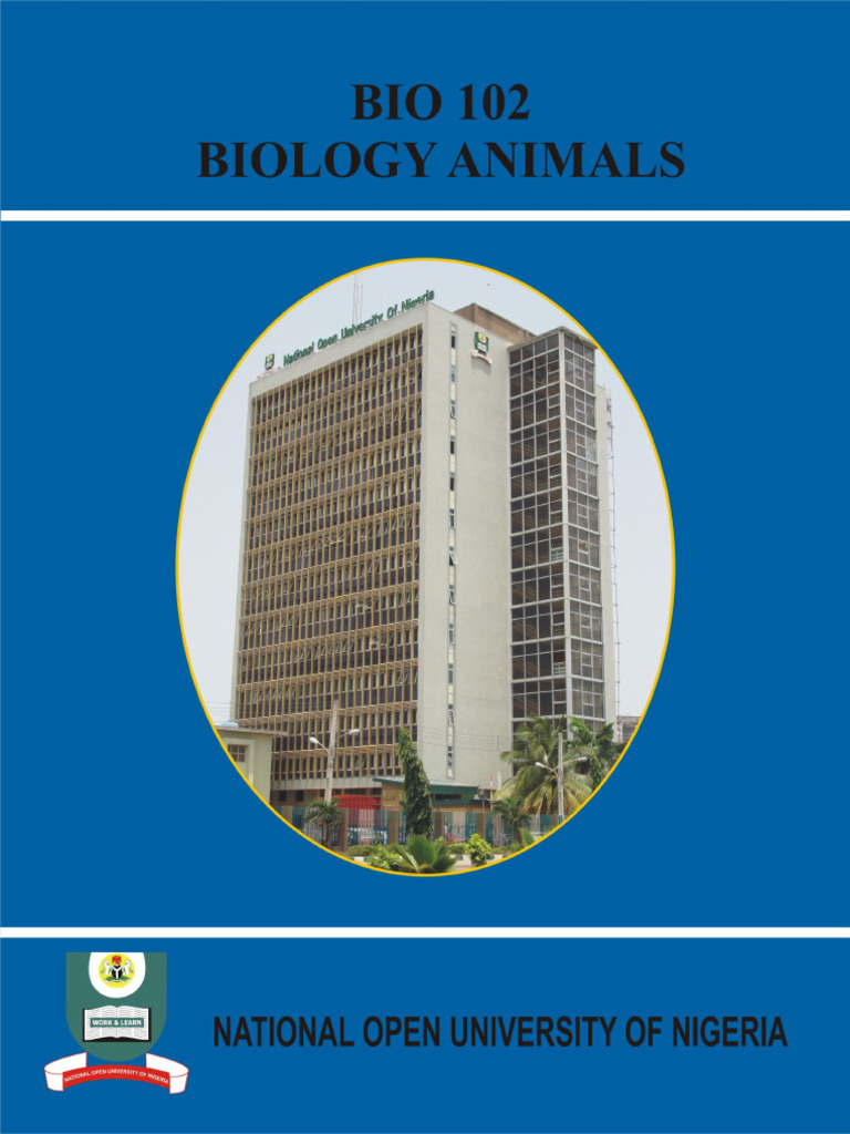Biology of Animals Course Guide | PDF | Cell (Biology) | Organelle