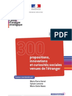 300 Propositions, Innovations Et Curiosités Sociales Venues de L'étranger