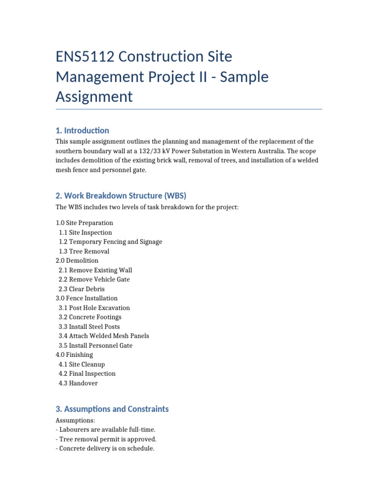 Hole Inspection Assignment Overview | PDF | Demolition | Personal ...