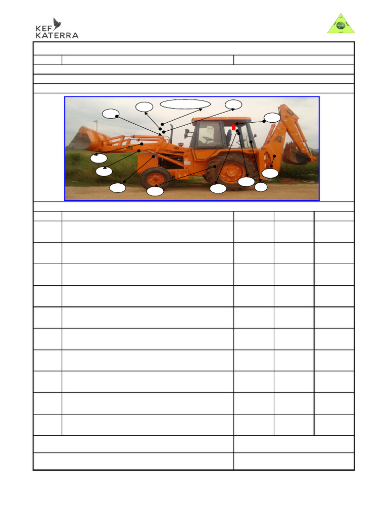 Kef Ohse p18 f23.1 JCB Inspection | PDF