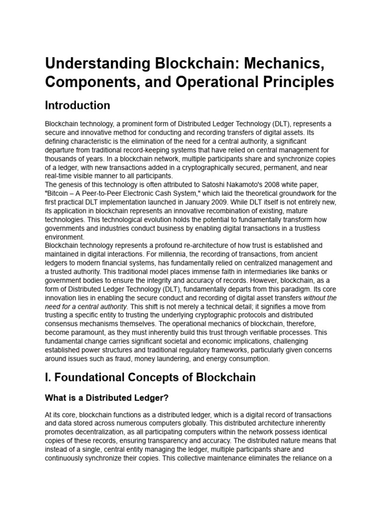 Blockchain Functionality Explained | PDF | Computer Security | Security