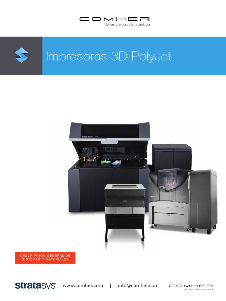Impresoras 3D PolyJet: Innovación y Versatilidad | PDF | Impresión 3d