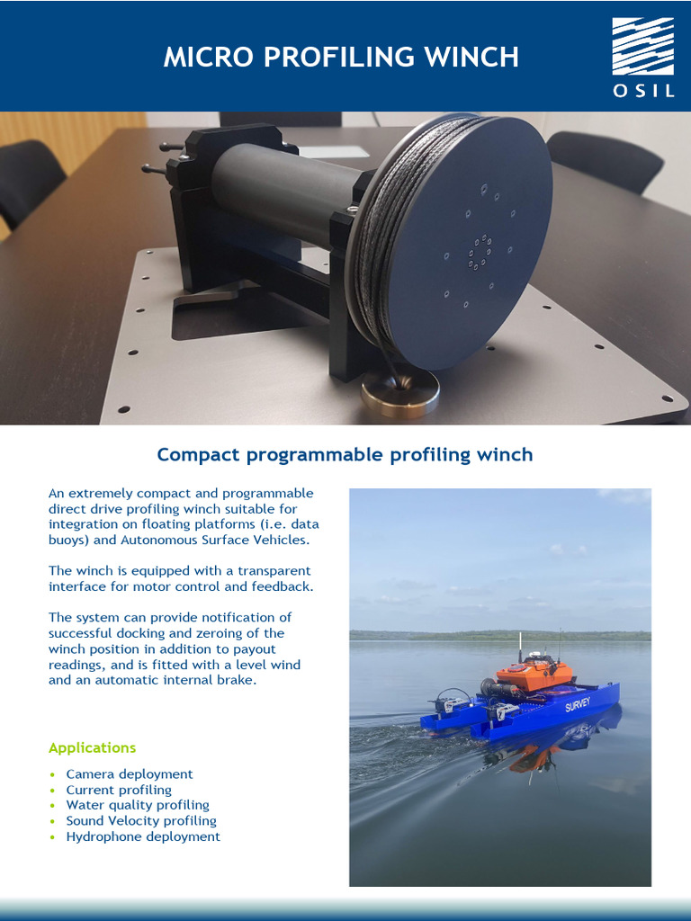 Compact Programmable Profiling Winch | PDF