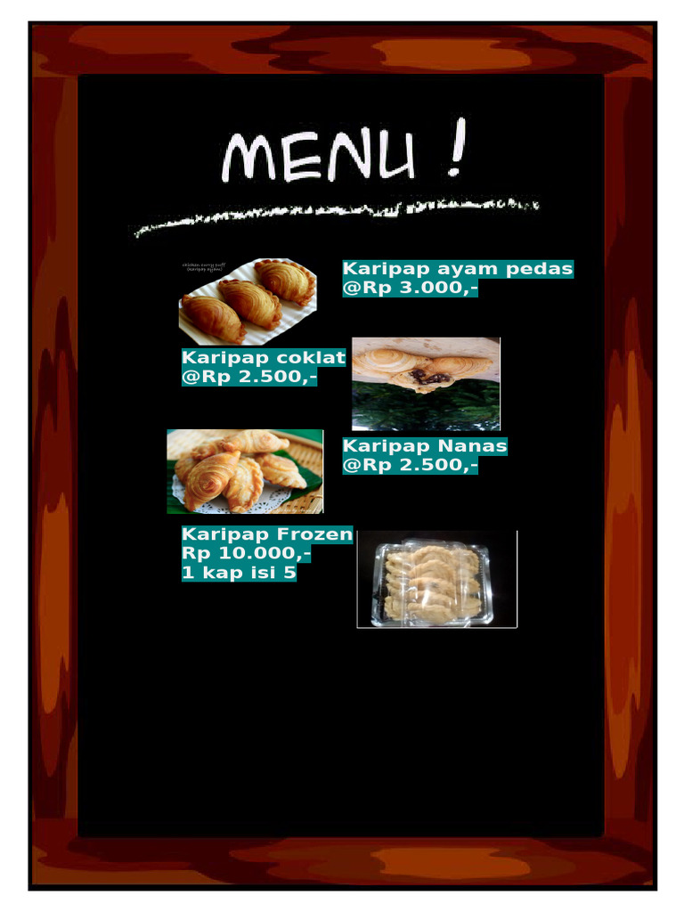 Menu | PDF