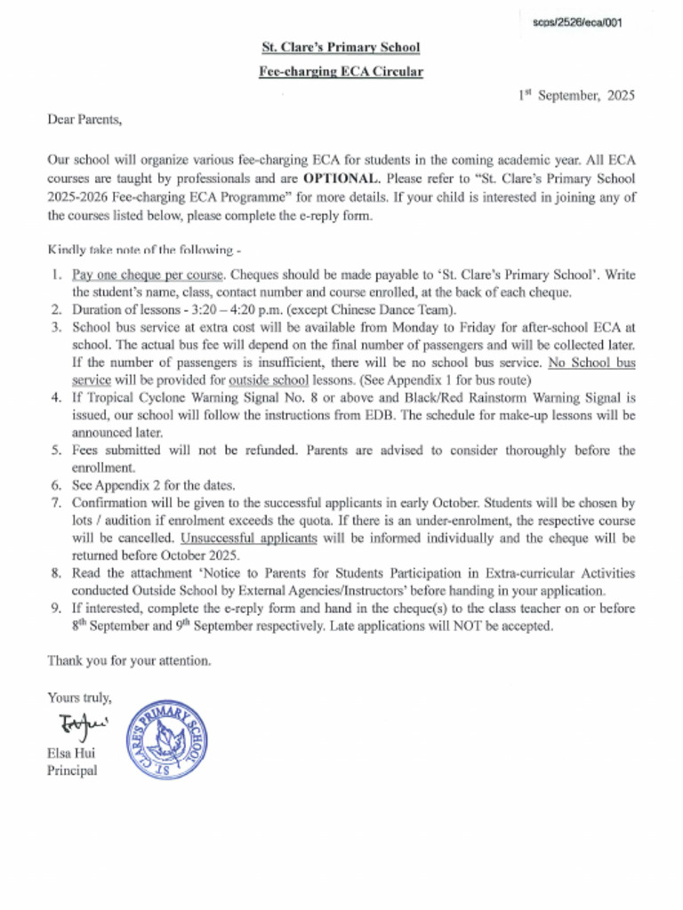 Fee-Charging ECA Circular | PDF