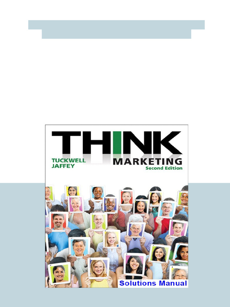 THINK Marketing Canadian 2nd Edition Tuckwell Solutions Manual Download ...
