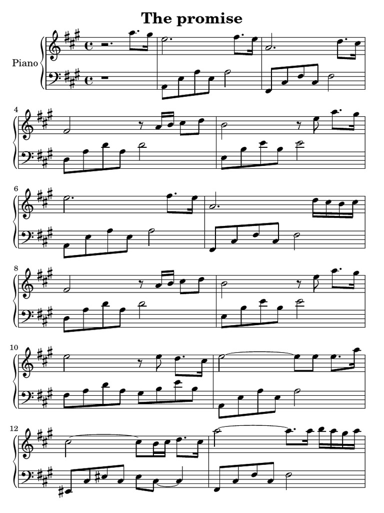 The Promise in A | PDF