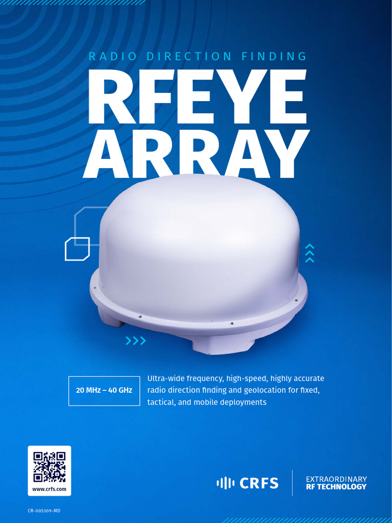 RFeye Array: Advanced Radio Direction Finding | PDF | Antenna (Radio ...