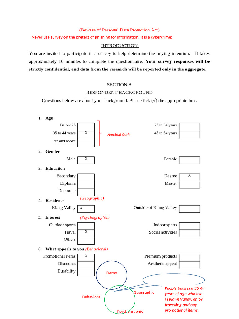 Buying Intention Survey Overview | PDF | Likert Scale | Behavioural ...
