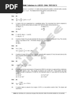 Aieee Physics 2006 Solution