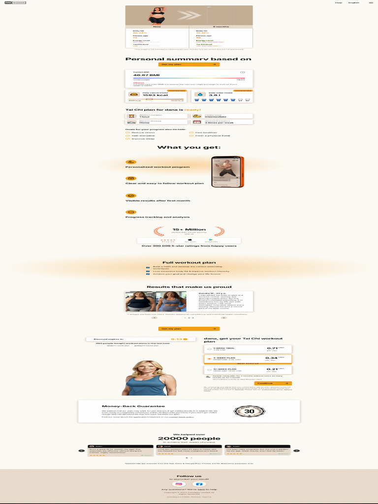 Personalized Workout Program MadMuscles | PDF