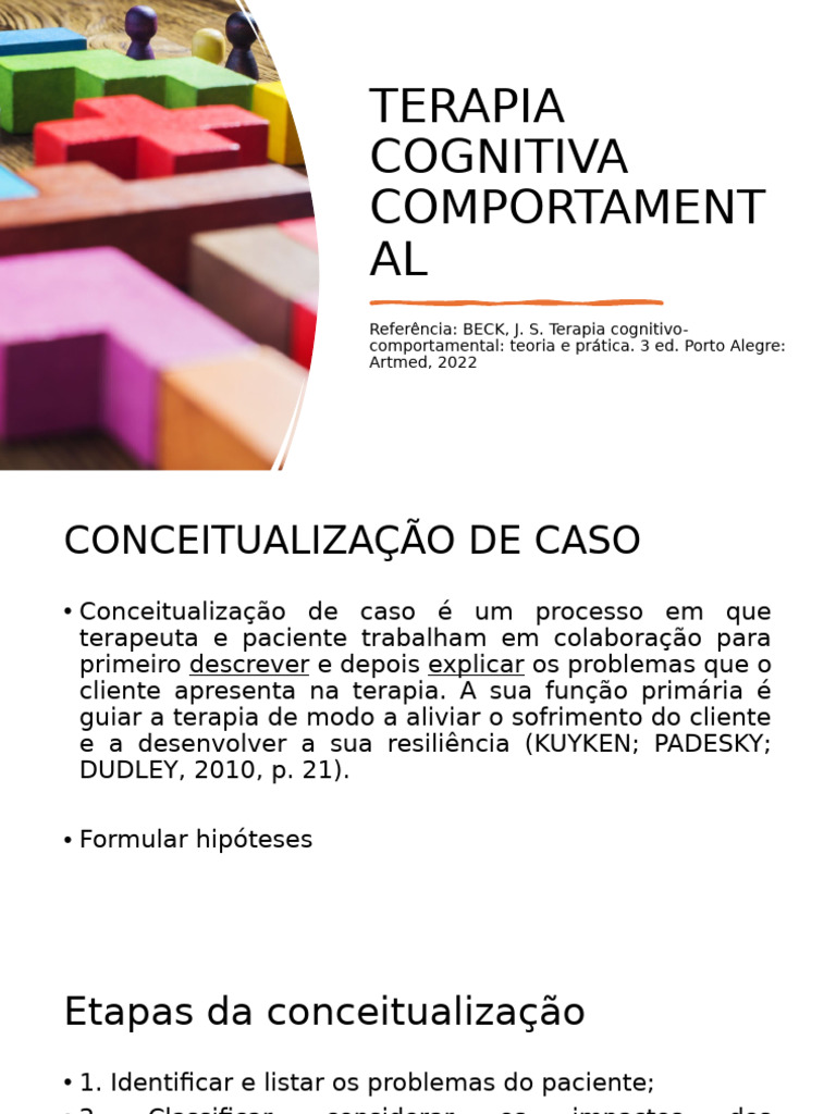 Conceitualização na Terapia Cognitiva | PDF | Pensamento | Comportamento