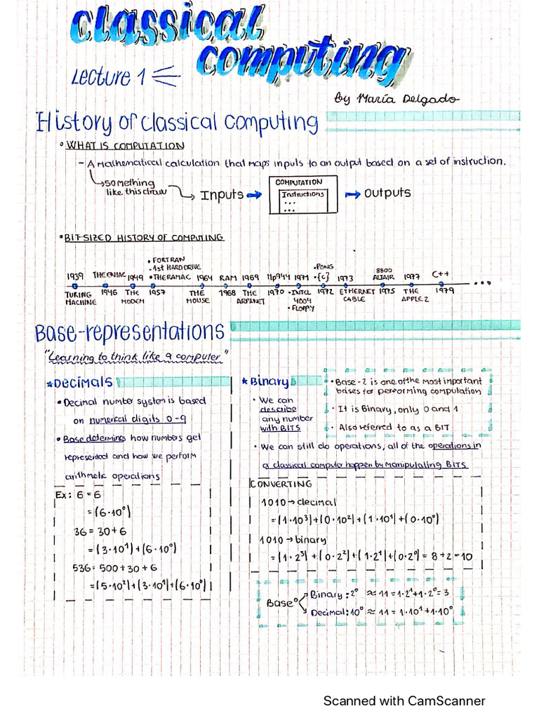 Lecture 1 Quantum Computing | PDF