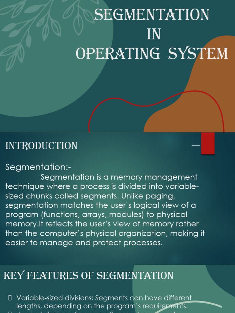 Segmentation in Operating Systems Explained | PDF