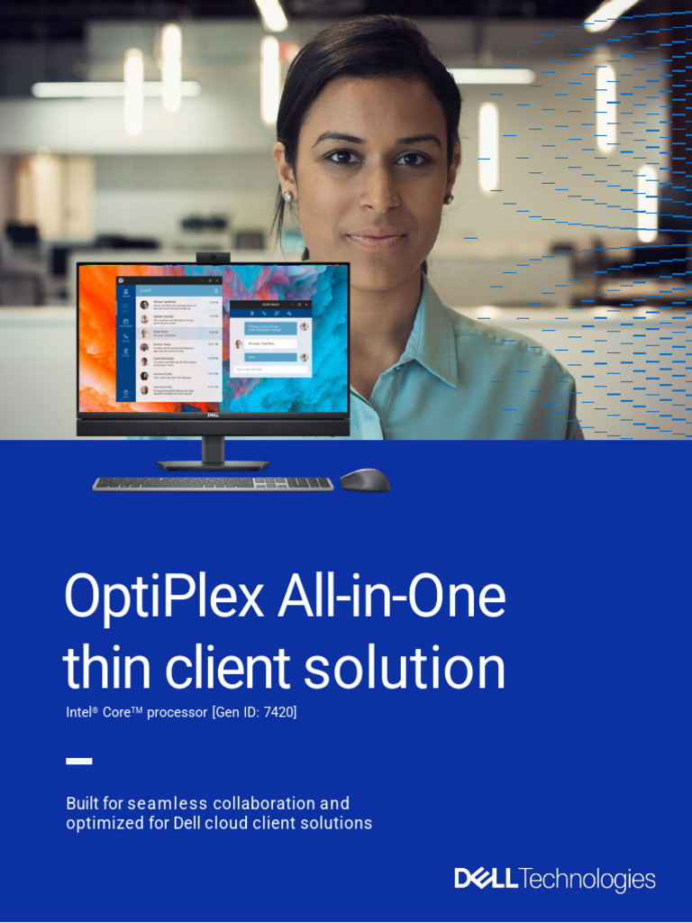 Dell OptiPlex All-in-One Thin Client | PDF | Solid State Drive ...