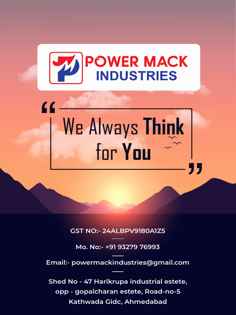 Power Mack Industries - Catalogue | PDF | Mains Electricity | Brick