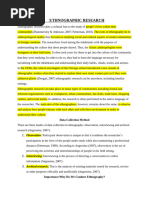Ethnographic Interview Questions Guide | PDF | Ethnography ...