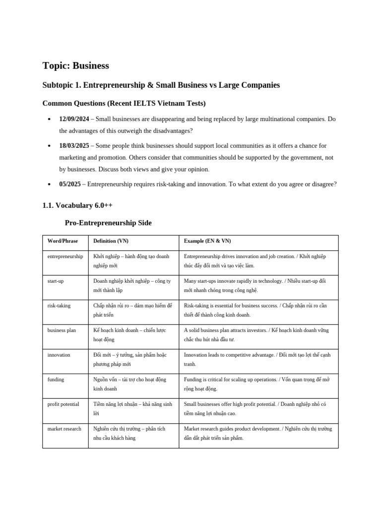 Business | PDF