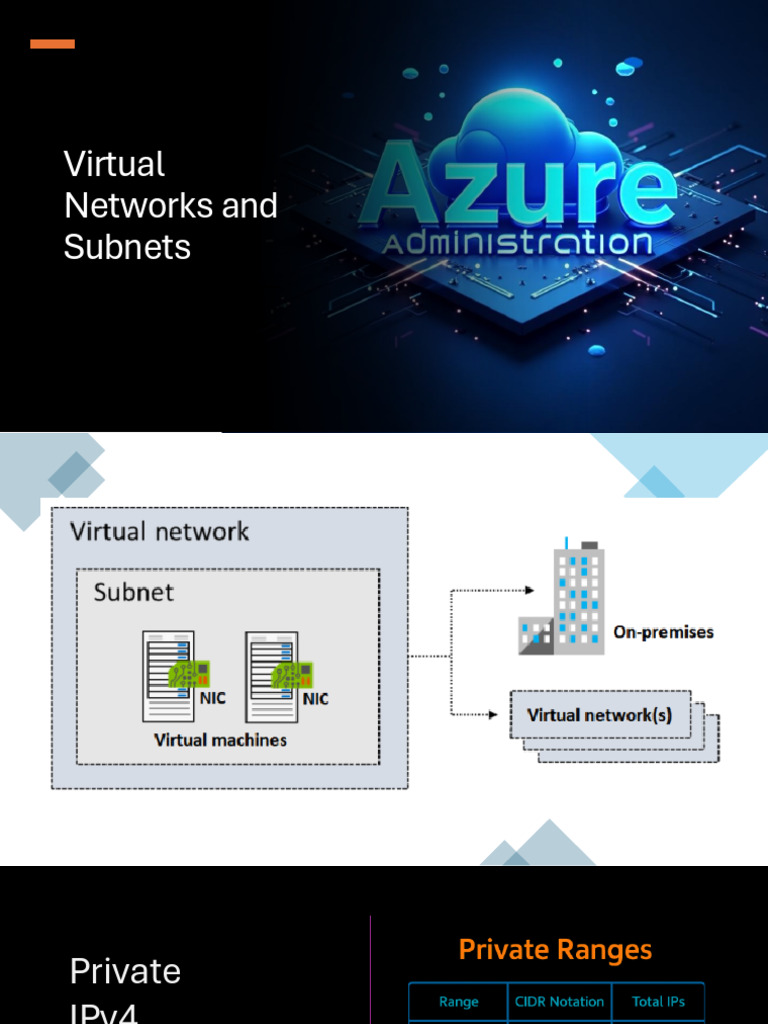 Azure Virtual Networks and Peering Guide | PDF