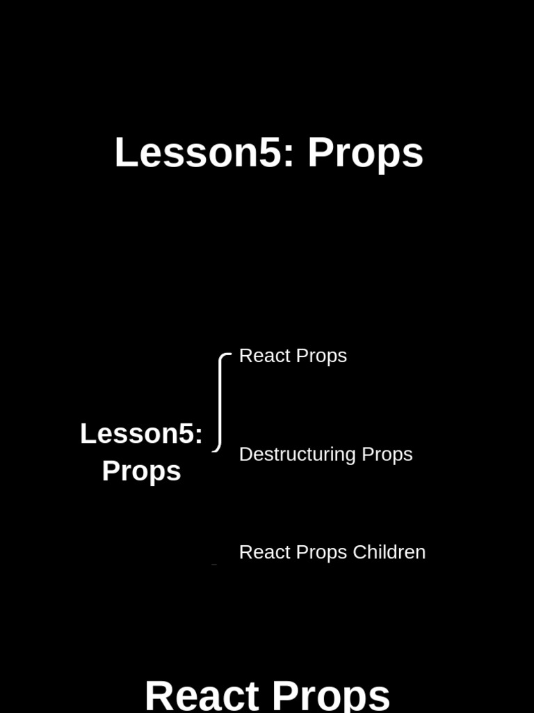 Lesson5 Props | PDF