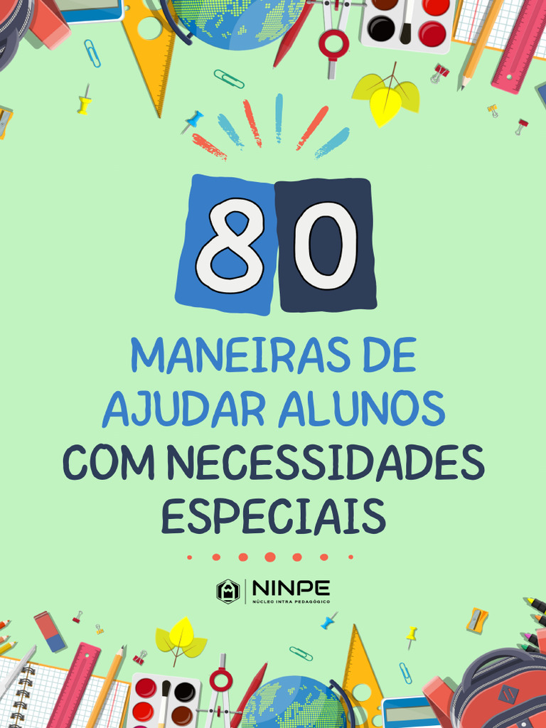 80 Maneiras de Ajudar Alunos Com Necessidades Especiais | PDF