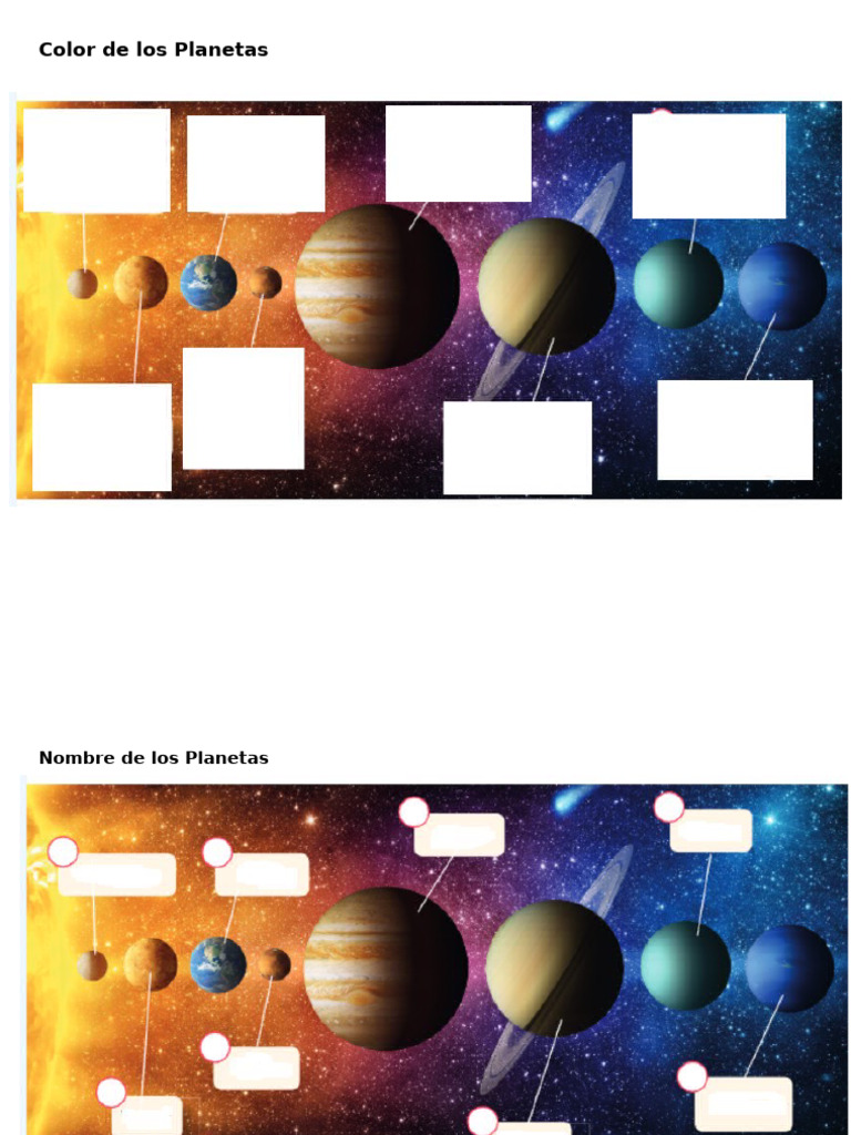 Color de Los Planetas | PDF