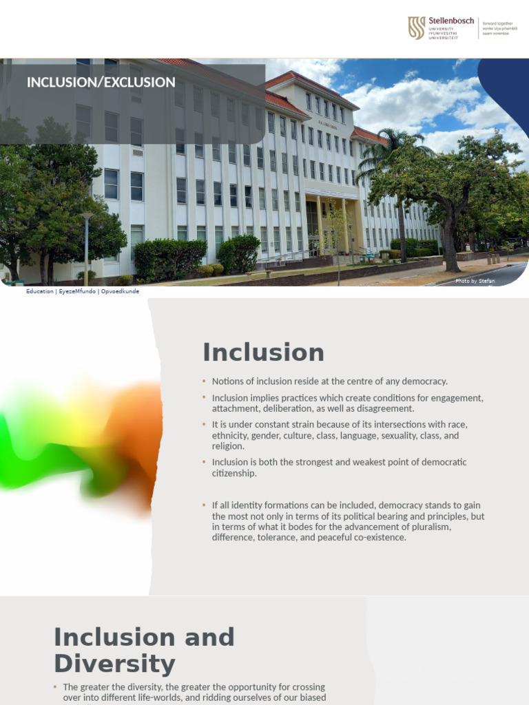 Inclusion and Exclusion in Education | PDF | Social Psychology | Learning