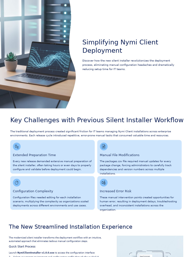 Nymi Client Deployment Simplified | PDF | Computer Science | Computing