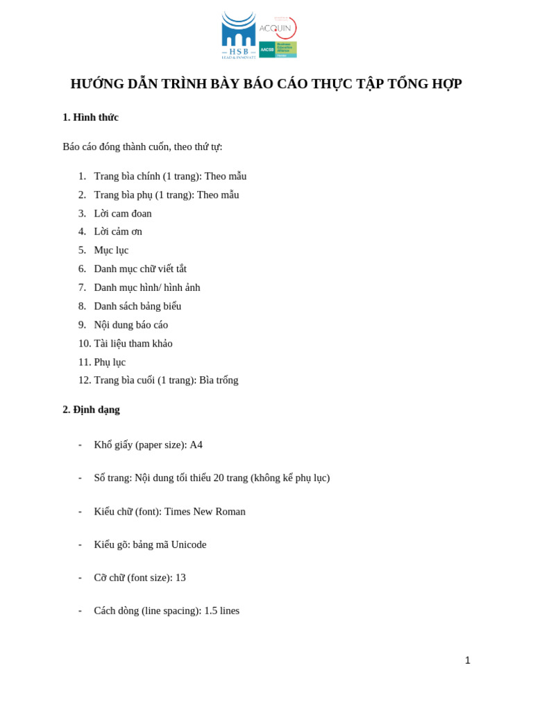 (MAU) Bao Cao Thuc Tap Tong Hop | PDF