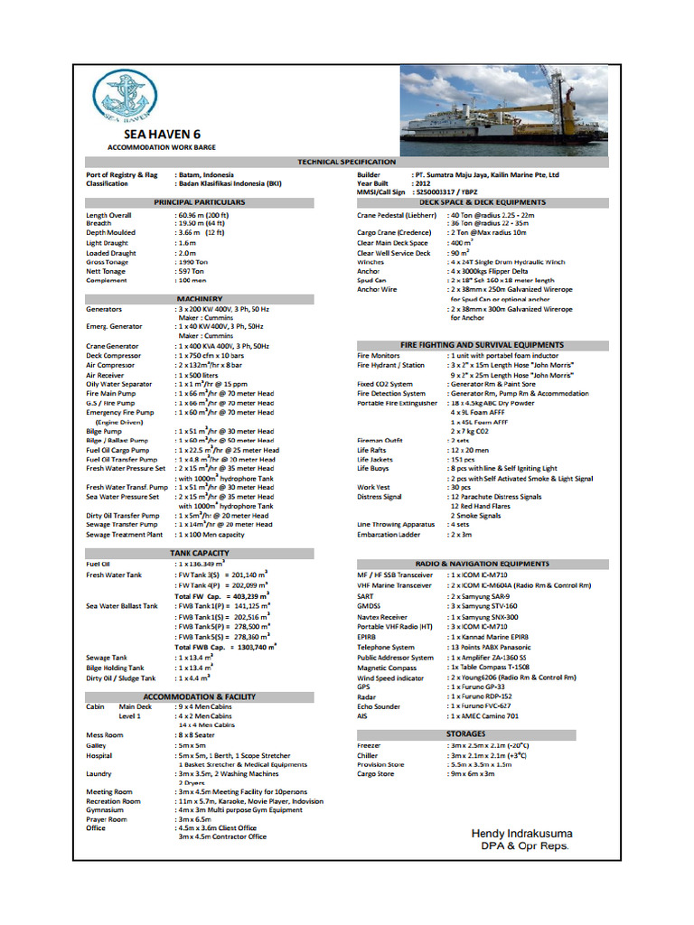 Spec SH6 | PDF