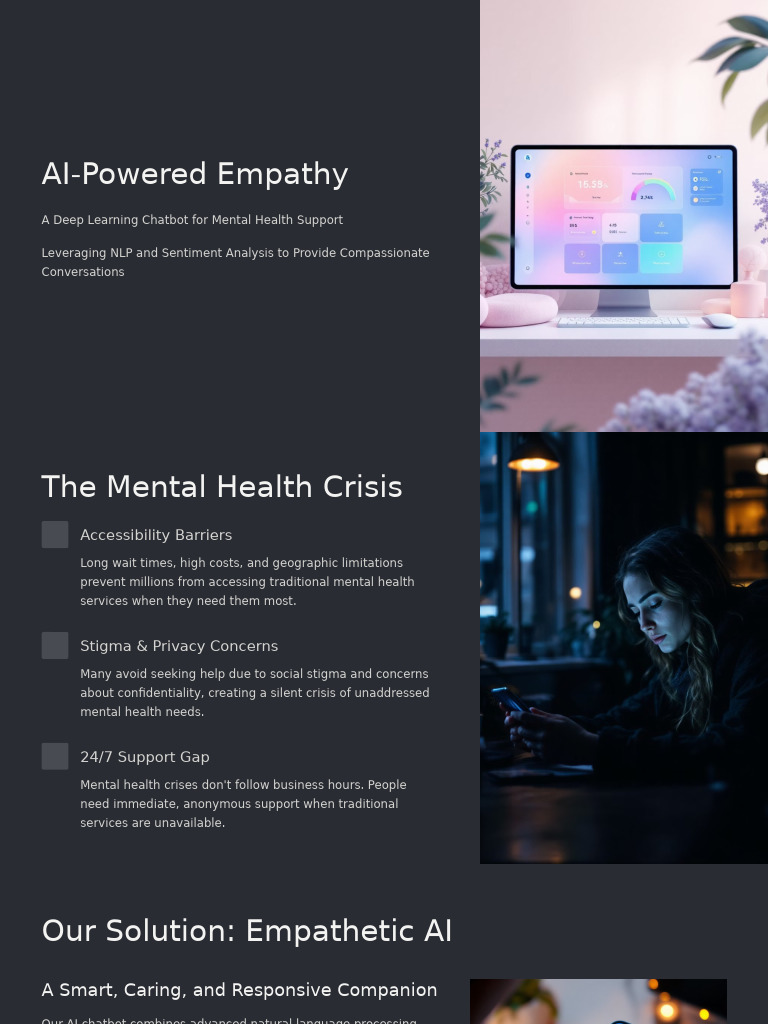 AI Chatbot for Mental Health Support | PDF | Artificial Intelligence ...