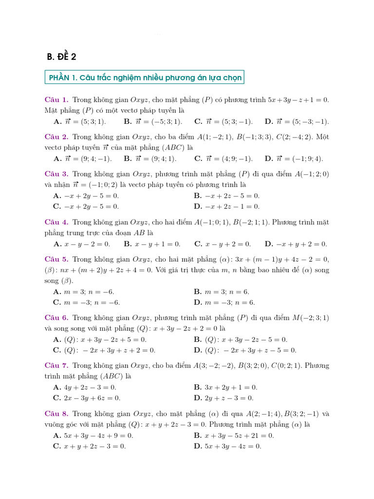 PT Mat Phang BTVN | PDF