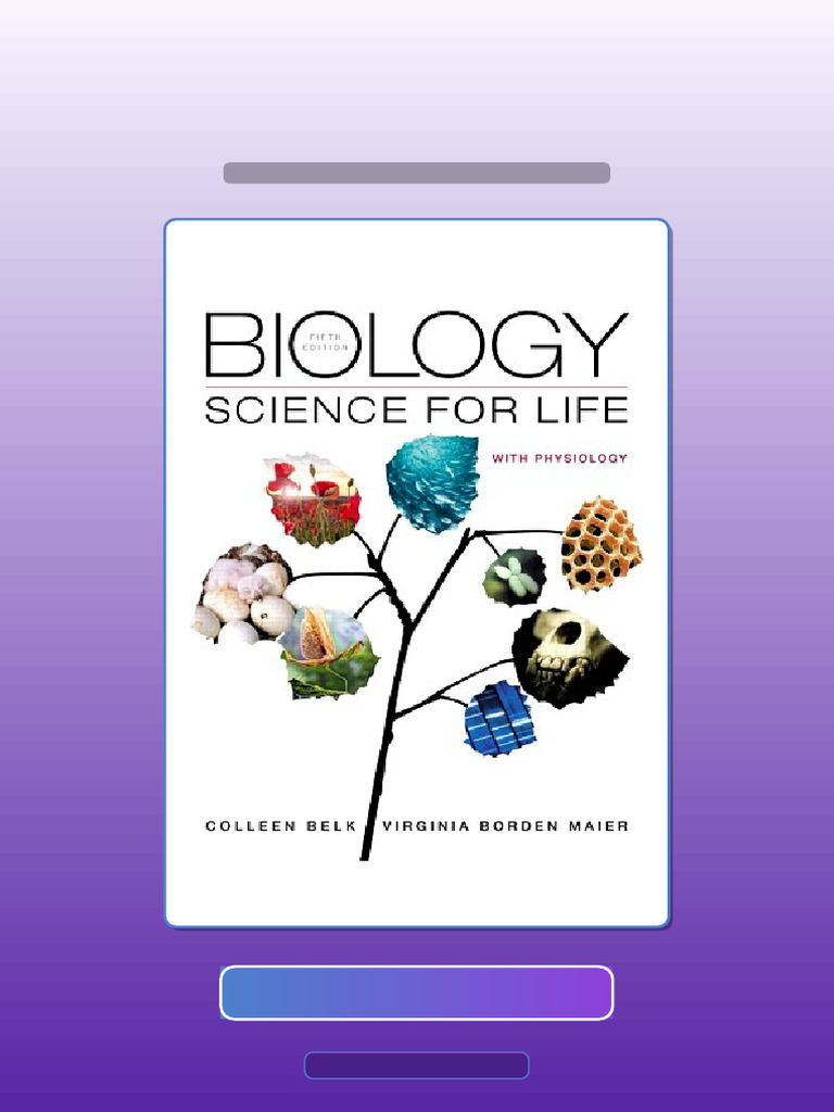 Complete Biology Science For Life With Physiology 5th Edition Belk HQ ...