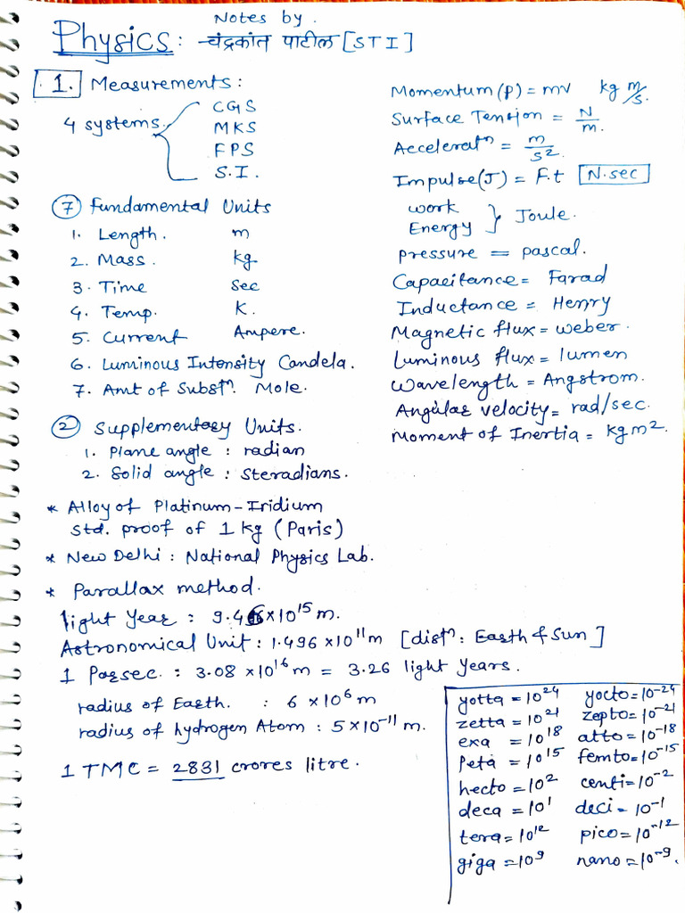 Physics Notes (2) - 56101941 - 2025 - 09 - 10 - 12 - 54 | PDF