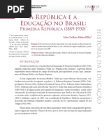 Educação na república