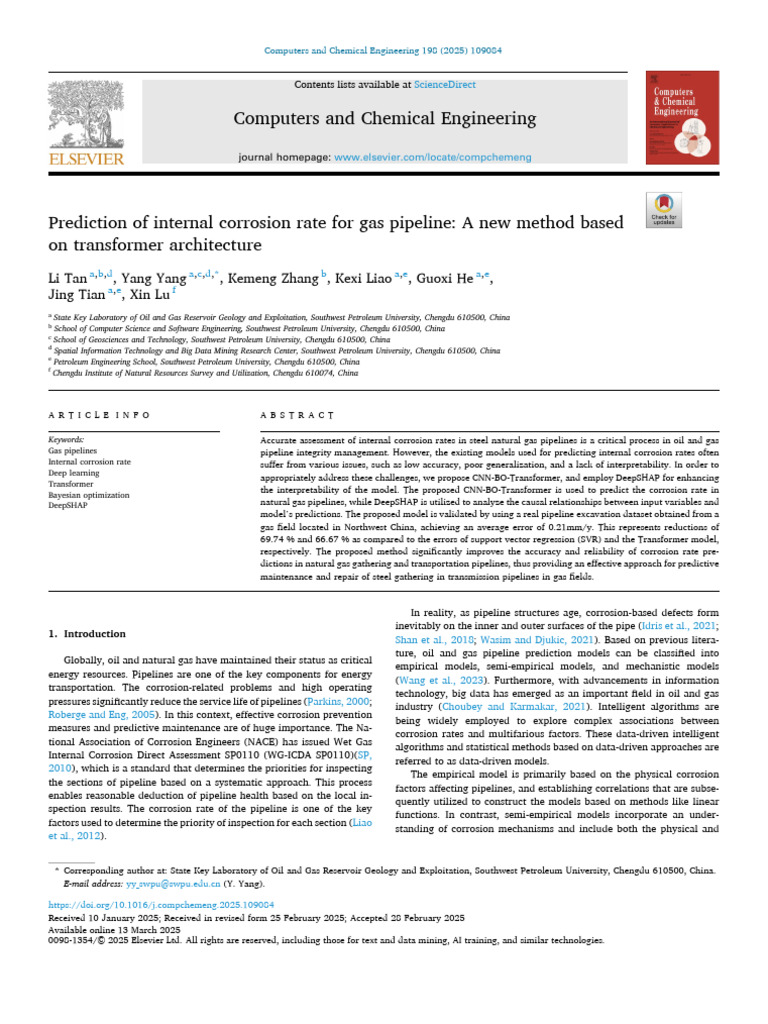 Predicting Gas Pipeline Corrosion Rates | PDF | Support Vector Machine ...