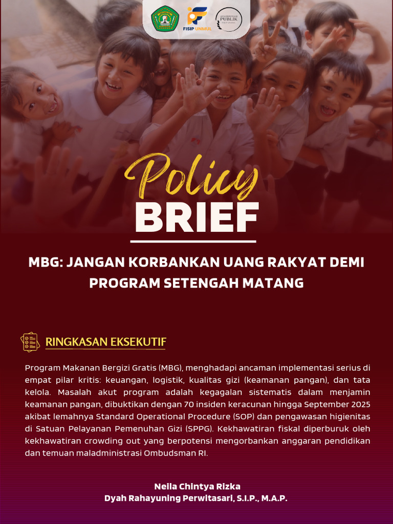 Risiko Implementasi Program MBG | PDF