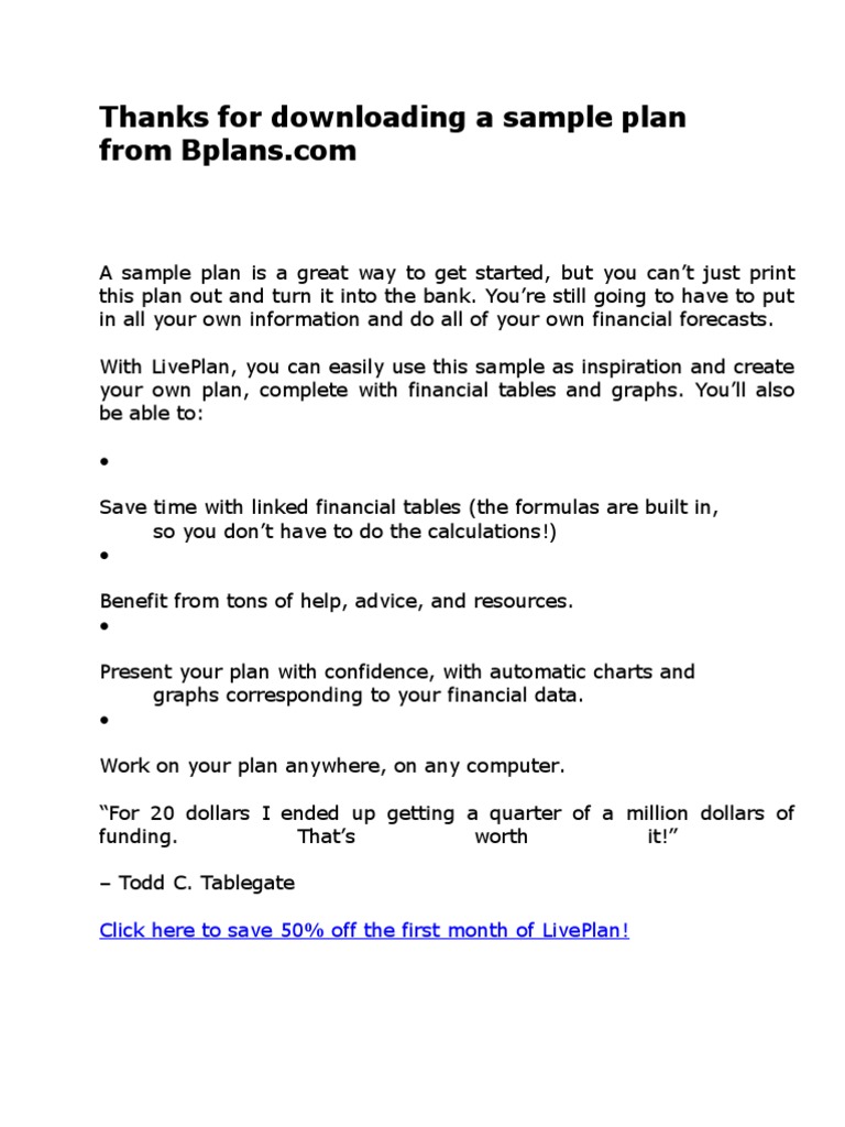 Gift Basket Business Plan PDF Financial Accounting Business Economics