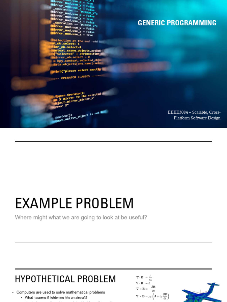 Generic Programming in C++ for Filters | PDF | Class (Computer ...